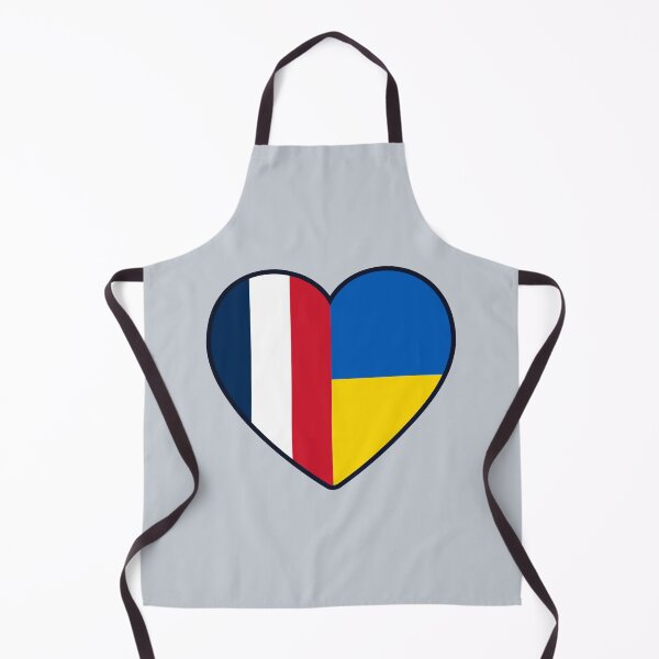 Item preview, France Ukraine | 2 Nations 1 Heart designed and sold by sublimesun.