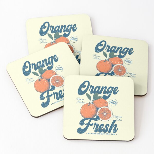 Item preview, Vintage Retro Summer Fruits - Orange Fresh Farm Picked designed and sold by JDVNart.