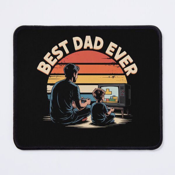 Item preview, Best Dad Ever Retro Gamer Graphic designed and sold by QuiteOrbit.