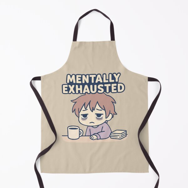 Item preview, Mentally Exhausted | Cute Kawaii Coffee Chibi designed and sold by Noxivora.