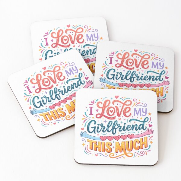 Item preview, love my girlfriend, funny gifts for girlfriend, romantic gifts for girlfriend designed and sold by TrueArtVibes.