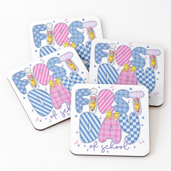 Item preview, Cute First Day of School Retro Teacher Kids designed and sold by VibranPalette.