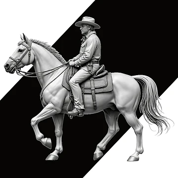 Artwork thumbnail, Lone Rider  by houta