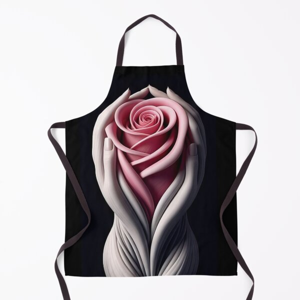 Item preview, Delicate Protection - Hands Holding Pink Rose Art designed and sold by Silence has weight.