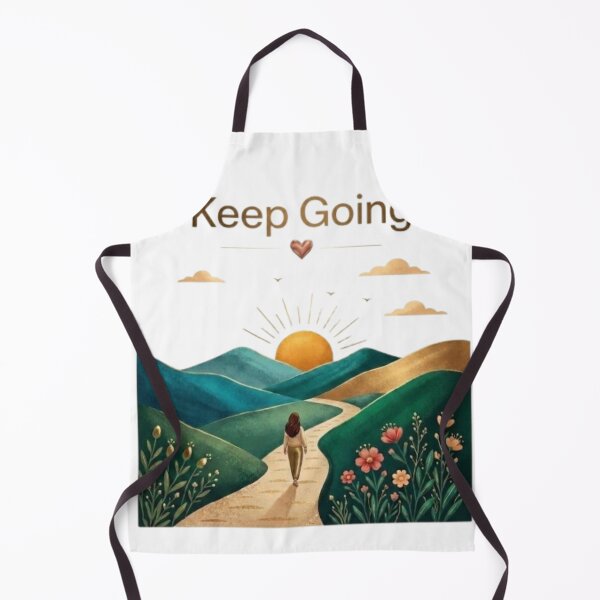 Item preview, Keep Going Luxe Emerald Mountain Sunrise Art designed and sold by Northern Glow Art.