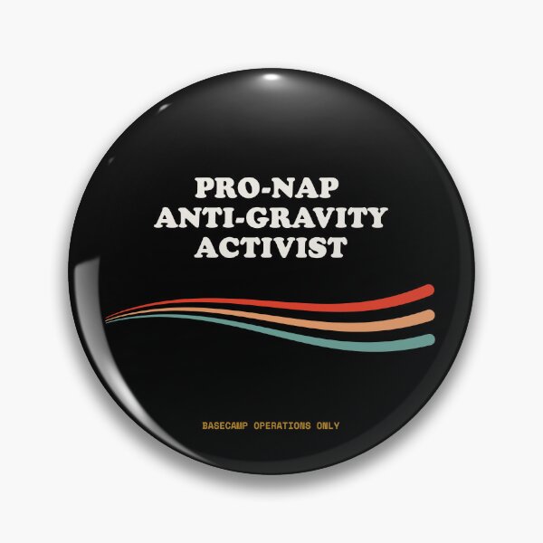 Item preview, Pro Nap Anti Gravity Activist Ironic Hiker Climber Retro designed and sold by SlothcoreVibes.