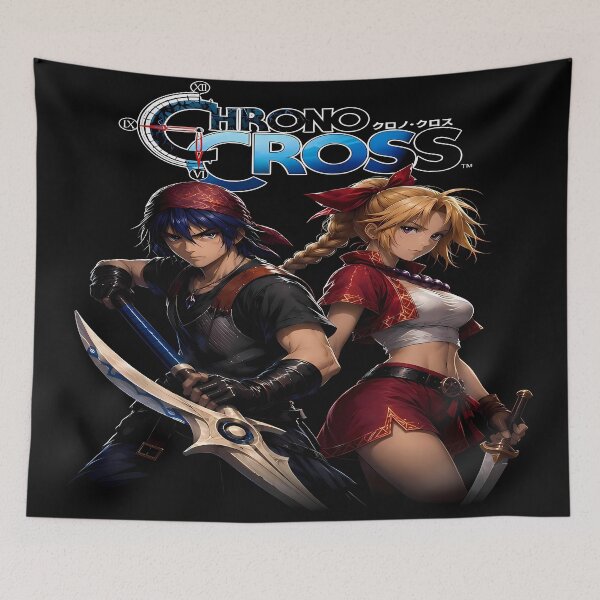 Item preview, Chrono cross- two souls one fate-retro jrpg prodigy-fantasy aesthetic design designed and sold by Trinidesigns123.