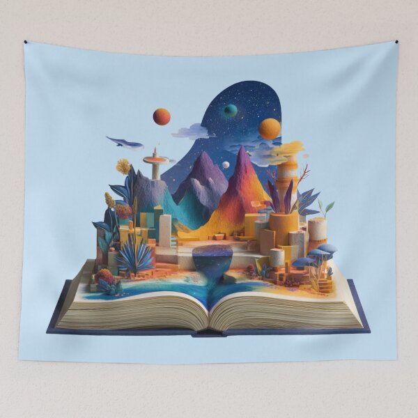 Item preview, World in Pages designed and sold by bubblyrainbow.