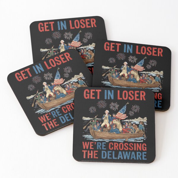 Item preview, 4th of july get in loser we're crossing the delaware designed and sold by CAnastazyshop.