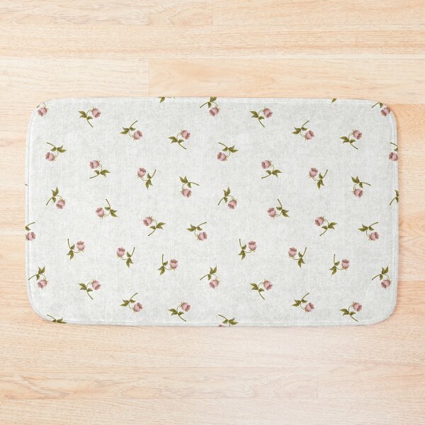 Item preview, Heirloom Wildflower Ditsy - Rose Pink & Off-White designed and sold by Sarah Thorpe Designs .