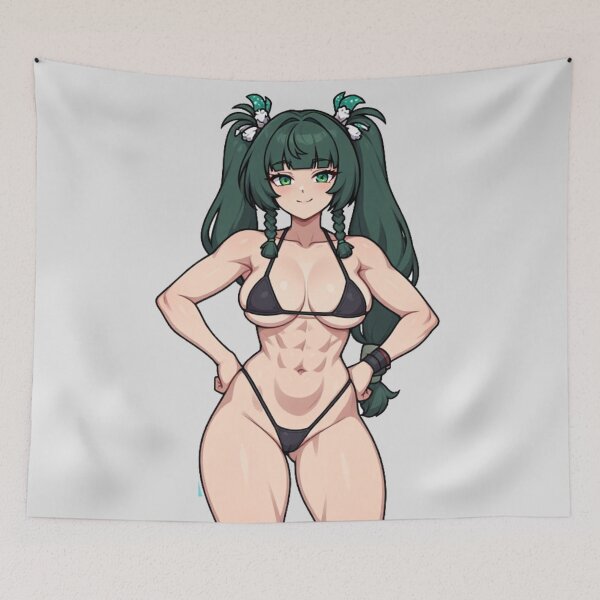 Item preview, Qingyi Summer Abs Swimwear Fanart designed and sold by Jimakmo.