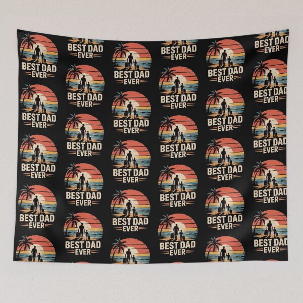 Item preview, Best Dad Ever Retro Beach Vacation designed and sold by QuiteOrbit.