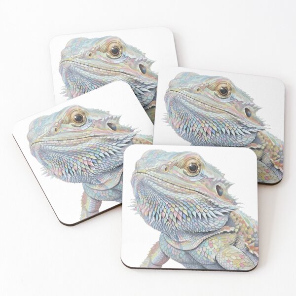 Item preview, Bearded Dragon Pastel Dream Soft Ethereal Reptile Art designed and sold by GymTanLaundry.