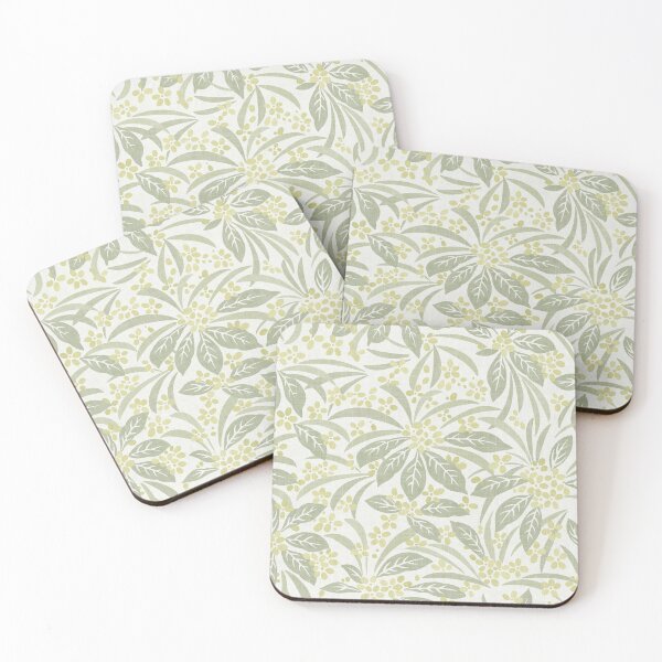 Item preview, Hedgerow Botanical - Sage Green & Soft Yellow designed and sold by Sarah Thorpe Designs .