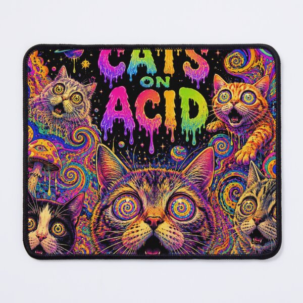 Item preview, Cats On Acid designed and sold by SoarThumbz3.