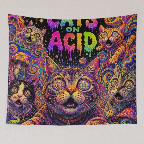 Item preview, Cats On Acid designed and sold by SoarThumbz3.