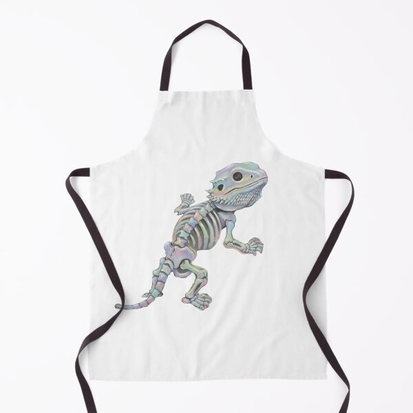 Item preview, Skeleton Bearded Dragon Iridescent Reptile Art designed and sold by GymTanLaundry.