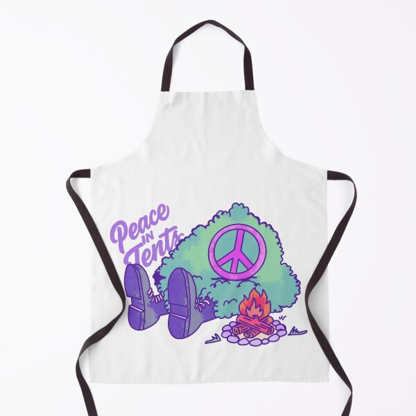 Item preview, Peace in Tents Retro Camping Spirit designed and sold by HumorInHues.