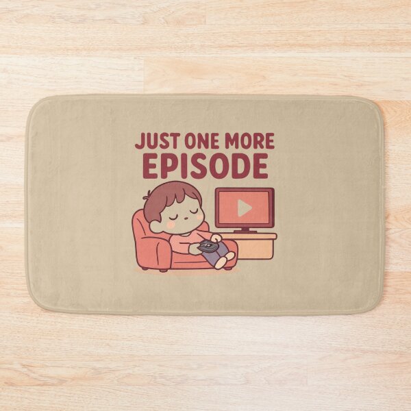 Item preview, Just One More Episode | Cute Chibi Binge Night designed and sold by Noxivora.