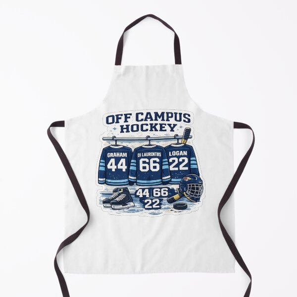 Item preview, Off Campus Hockey Jersey Sticker | College Hockey Aesthetic Design designed and sold by Artbysarmina.