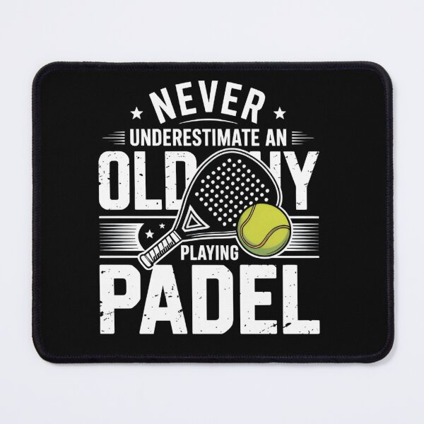 Item preview, Never Underestimate An Old Guy Playing Padel Funny Vintage Padel designed and sold by Zizo-DR44.