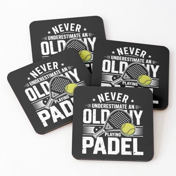 Item preview, Never Underestimate An Old Guy Playing Padel Funny Vintage Padel  designed and sold by Zizo-DR44.