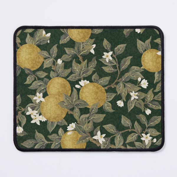 Item preview, Orange Blossom Antique - Deepest Green Black designed and sold by Sarah Thorpe Designs .