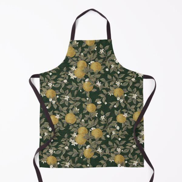 Item preview, Orange Blossom Antique - Deepest Green Black designed and sold by Sarah Thorpe Designs .