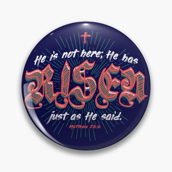 Item preview, He Has Risen Just As He Said Matthew 28:6 Light designed and sold by LIBERTYMODE.