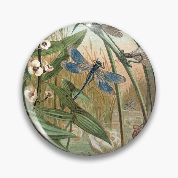 Item preview, Dragonfly and Damselflies in a Pond designed and sold by hec60504.