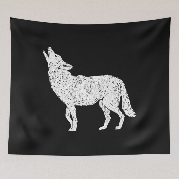 Item preview, Distressed Howling Coyote Southwest design designed and sold by Goldmedaldesign.