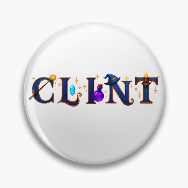 Item preview, SPELLBOUND NAMES COLLECTION  – ✨ CLINT ✨ – STORYBOOK SPELLCASTER DREAMS designed and sold by WheelieGdArt.