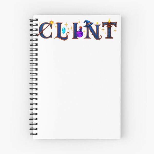 Item preview, SPELLBOUND NAMES COLLECTION  – ✨ CLINT ✨ – STORYBOOK SPELLCASTER DREAMS designed and sold by WheelieGdArt.