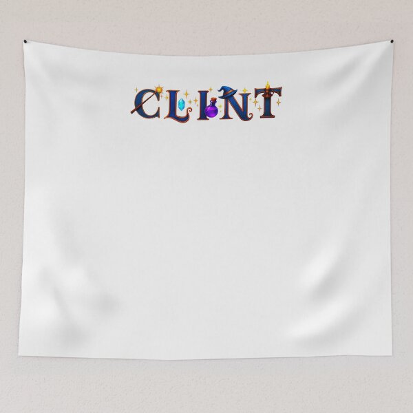 Item preview, SPELLBOUND NAMES COLLECTION  – ✨ CLINT ✨ – STORYBOOK SPELLCASTER DREAMS designed and sold by WheelieGdArt.