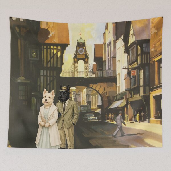 Item preview, Chester Railway Travel Poster Illustration designed and sold by CJChronicles.