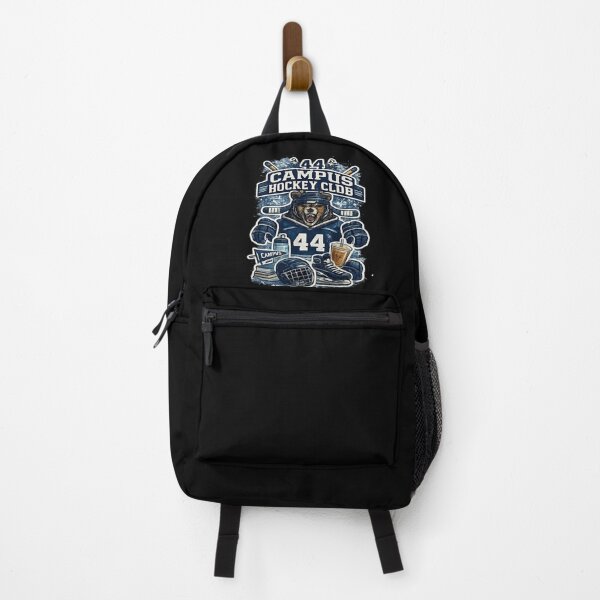 Item preview, Campus Hockey Club Bear Mascot Vintage Varsity Ice Hockey Design designed and sold by Artbysarmina.