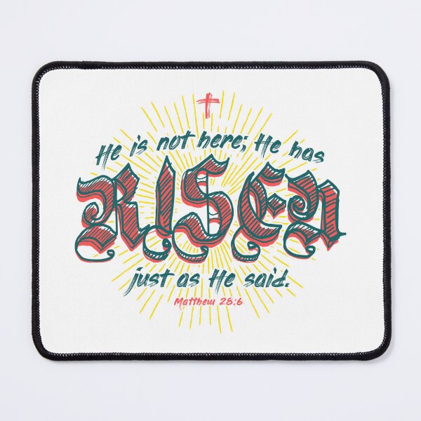 Item preview, Copy of He Has Risen Just As He Said Matthew 28:6 Dark designed and sold by LIBERTYMODE.