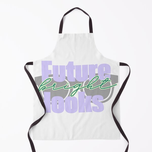 Item preview, Future Looks Bright Retro Pastel Sunglasses Quote designed and sold by byLizedesigns.