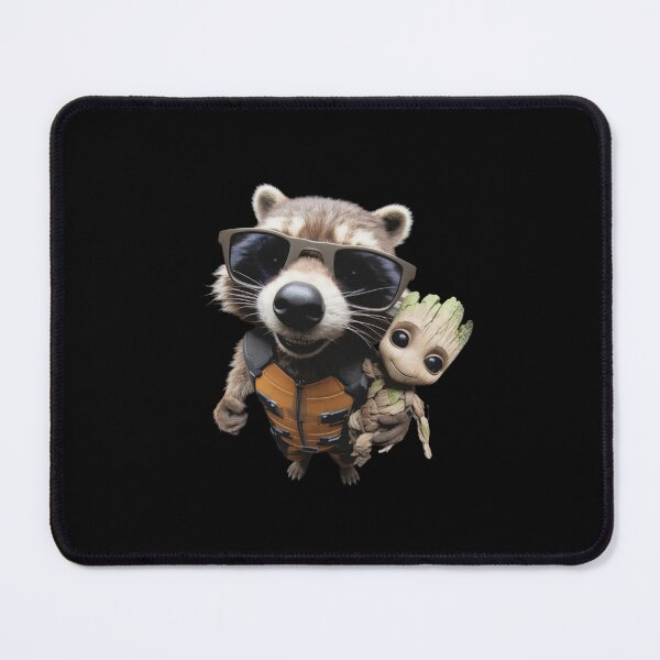 Item preview, Vintage Rocket Raccoon and Groot Funny designed and sold by idtanerdsand.