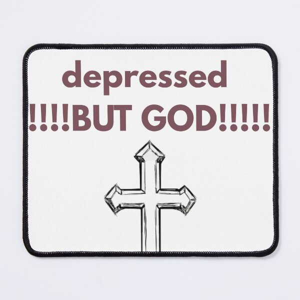 Artikelvorschau, Jesus rettet vor Depressionen entworfen und verkauft von LightOfCanvas.