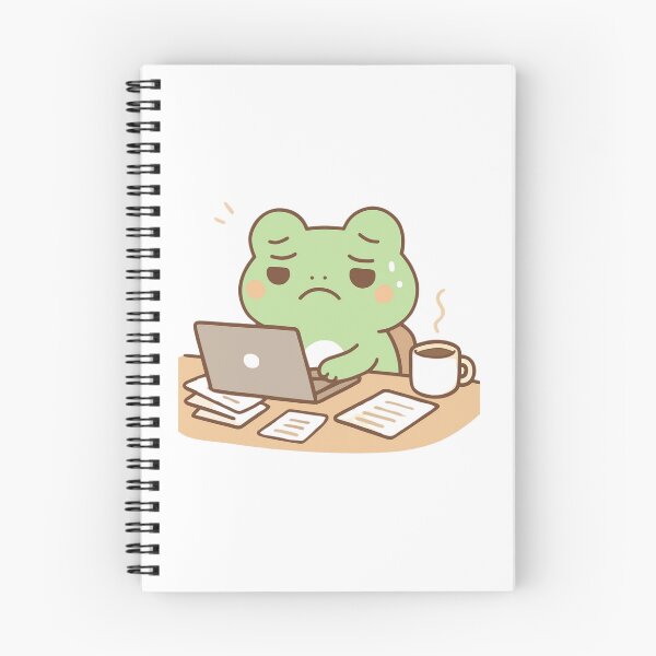 Item preview, Chibi Frog | Overworked Burnout Meme designed and sold by Noxivora.