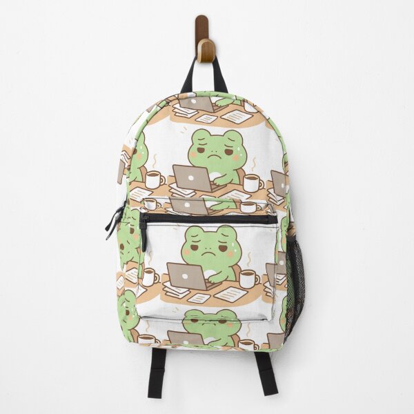 Item preview, Chibi Frog | Overworked Burnout Meme designed and sold by Noxivora.