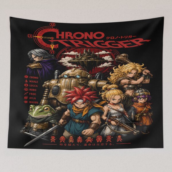 Item preview, Chrono Trigger Classic Aesthetic Art - Retro RPG Vintage Design designed and sold by Trinidesigns123.