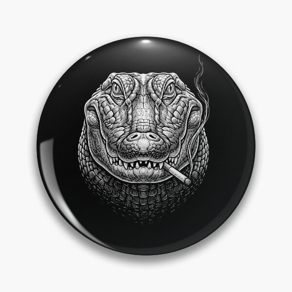 Item preview, Funny Alligator Smoking Meme Animal Lover designed and sold by DoodleTortle.
