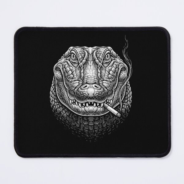 Item preview, Funny Alligator Smoking Meme Animal Lover designed and sold by DoodleTortle.