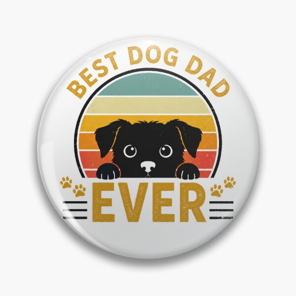 Artikelvorschau, Bester Hundepapa aller Zeiten, Retro-Hundeliebhaber entworfen und verkauft von QuiteOrbit.