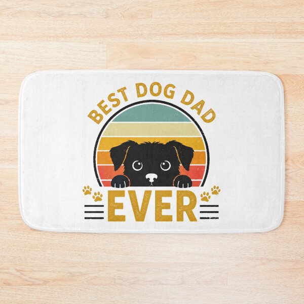 Item preview, Best Dog Dad Ever Retro Dog Lover designed and sold by QuiteOrbit.