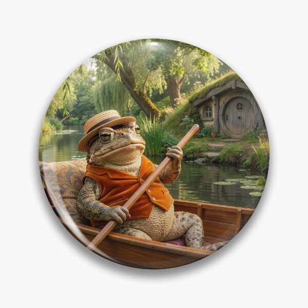 Item preview, Mr. Toad Relaxes on the River designed and sold by Tridentulus.