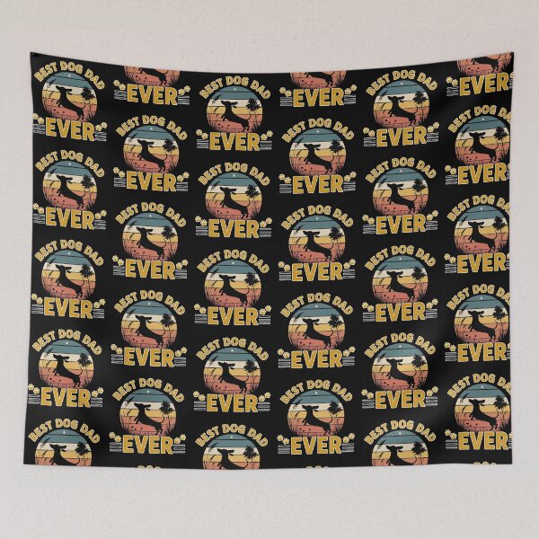Item preview, Funny Dog Dad Vintage Animal Lover designed and sold by QuiteOrbit.