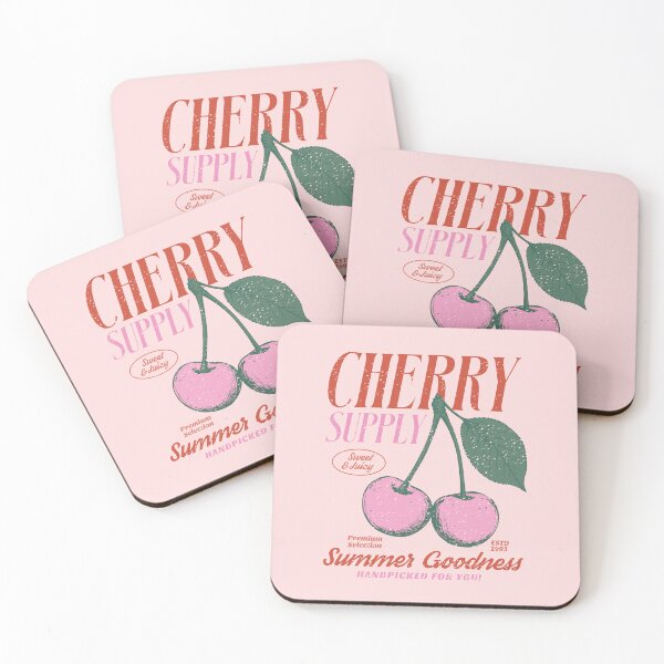 Item preview, Vintage Retro Summer Fruits - Cherry Supply Summer Goodness, Cherry Lover Gift designed and sold by JDVNart.